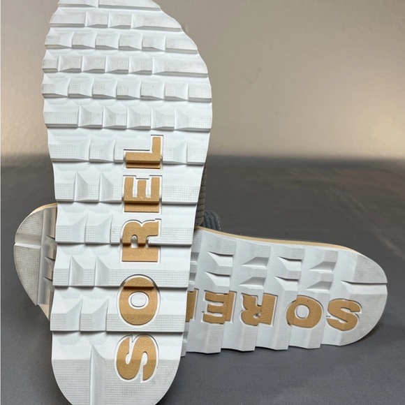 Sorel Women's ROAMING EASY SLIDES Sandals Shoes Size 8‎ GREY/SEA SALT - Picture 7 of 8